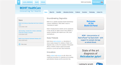 Desktop Screenshot of biohithealthcare.com